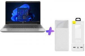 Мобільний Ноутбук HP 255 G9 15.6" Ryzen 5-5625U 16 ГБ RAM 512 ГБ SSD із Power Bank та Windows 11
