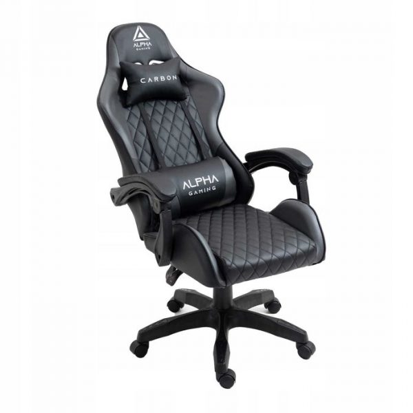 Геймерське Ігрове крісло ALPHA GAMING CARBON BLACK - Зображення 2