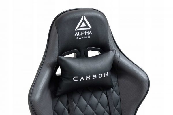 Геймерське Ігрове крісло ALPHA GAMING CARBON BLACK - Зображення 3