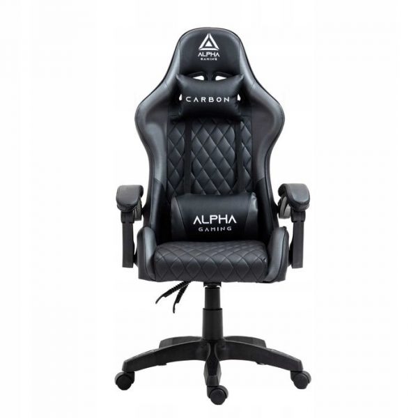 Геймерське Ігрове крісло ALPHA GAMING CARBON BLACK