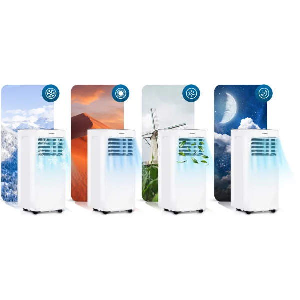 Berdsen BD-582 9000 BTU — Портативний Кондиціонер для Охолодження Простору з Регулюванням Потоку - Зображення 7
