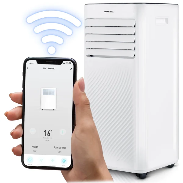 Berdsen BD-582 9000 BTU — Портативний Кондиціонер для Охолодження Простору з Регулюванням Потоку - Зображення 11