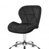 Поворотне елегантне і зручне офісне крісло Mark Adler 3.0 чорний велюр