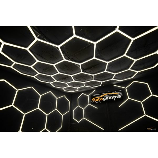 Стельовий світильник Auto Gamma білий,панель HEXAGON 243x483 см 3500-4000K - Зображення 6