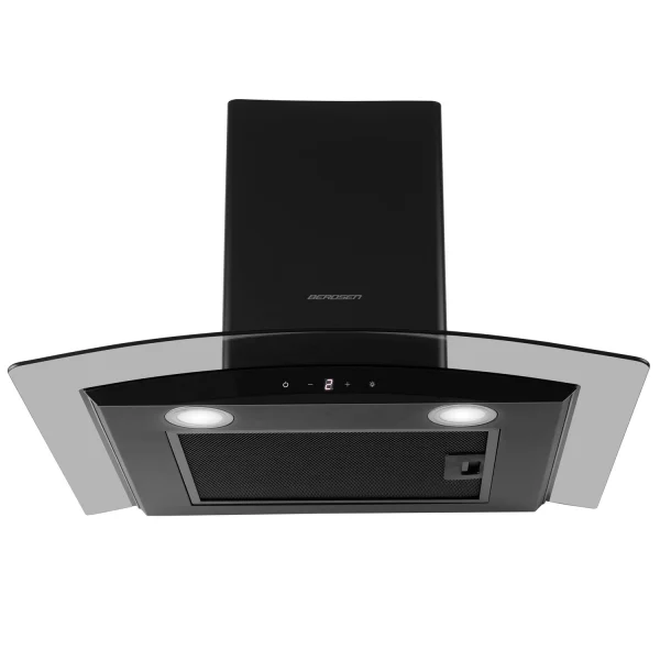 Витяжка Кухонна Berdsen BT-216 60 см Black з Ергономічною Панеллю та Трьома Режимами Роботи - Зображення 3