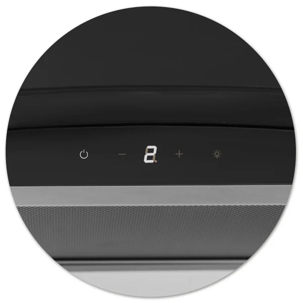 Витяжка Кухонна Berdsen BT-216 60 см Black з Ергономічною Панеллю та Трьома Режимами Роботи - Зображення 5
