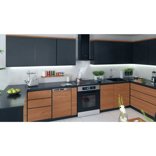Витяжка Кухонна Berdsen BT-216 60 см Black з Ергономічною Панеллю та Трьома Режимами Роботи - Зображення 9