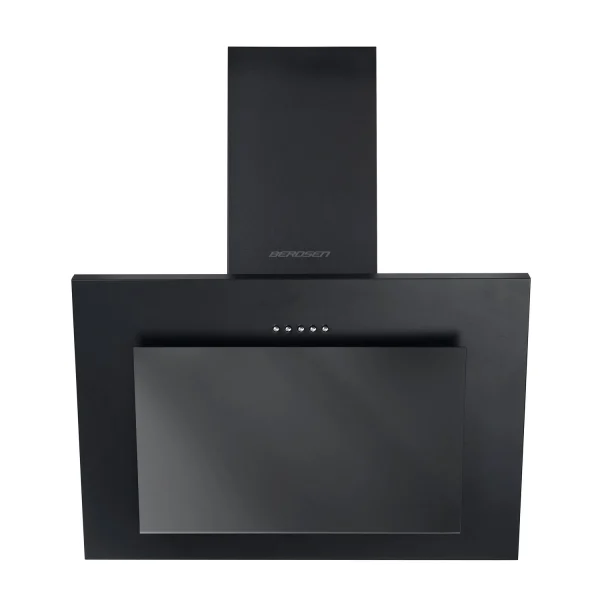 Витяжка Камінна Кухонна Berdsen BT-215 Чорна 60 см з LED-Підсвіткою та Трирежимною Фільтрацією - Зображення 3