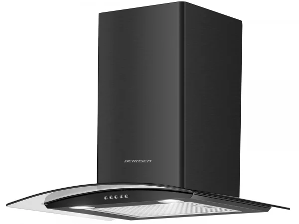 Витяжка камінна кухонна 60 см Berdsen BT-201 - Зображення 2