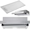 Телескопічна Кухонна Витяжка BT-233 50 см Inox з Нержавіючим Корпусом та LED-Освітленням