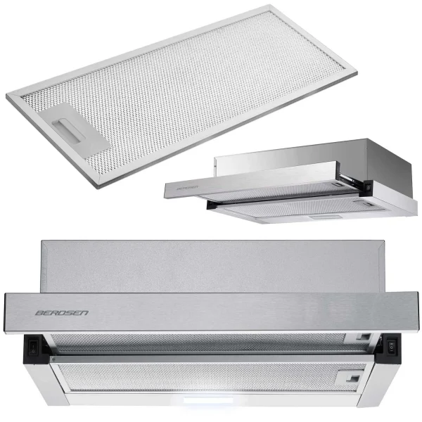 Телескопічна кухонна витяжка 50 см Inox BT-233