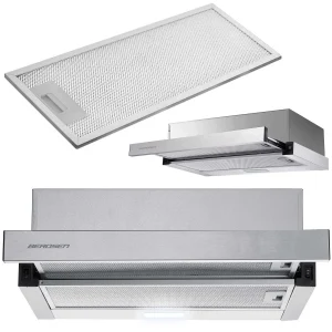 Телескопічна Кухонна Витяжка Berdsen BT-229 INOX з Потужною Системою Фільтрації та Легким Монтажем