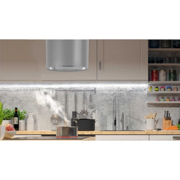 Витяжка Підвісна Кухонна Berdsen BT-226 35 см INOX з Нержавіючої Сталі для Сучасного Інтер’єру - Зображення 6
