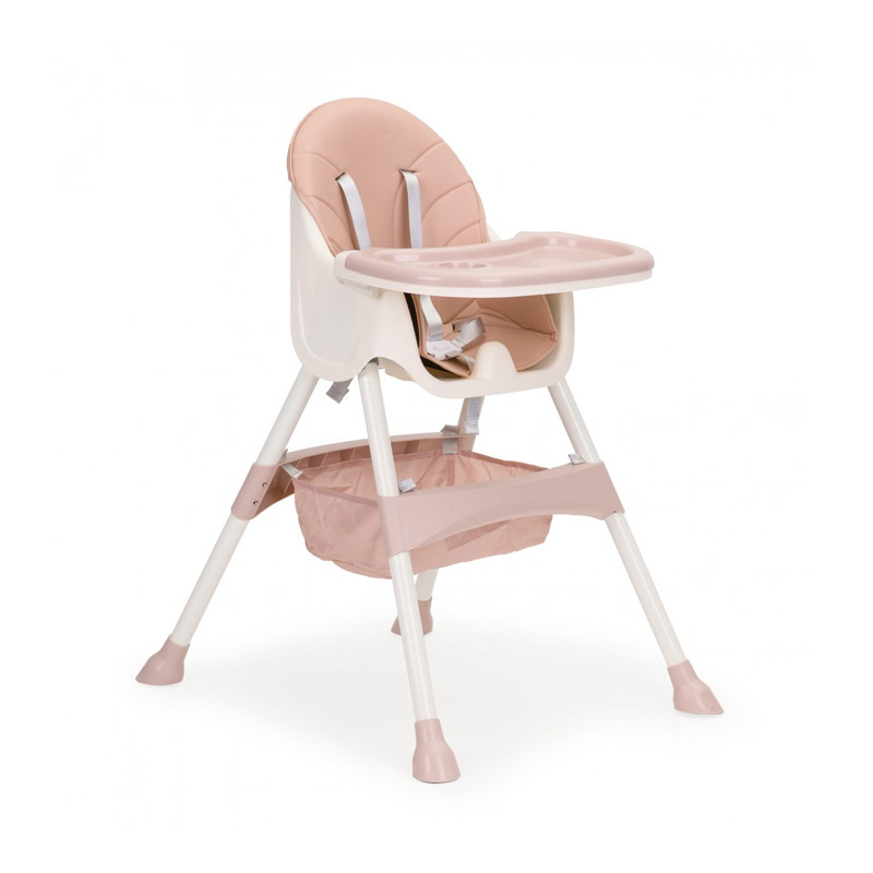 Стільчик Дитячий ECOTOYS HC-823 Рожевий 2в1 з 5-Точковими Ременями для Безпеки та Зручності - Зображення 2