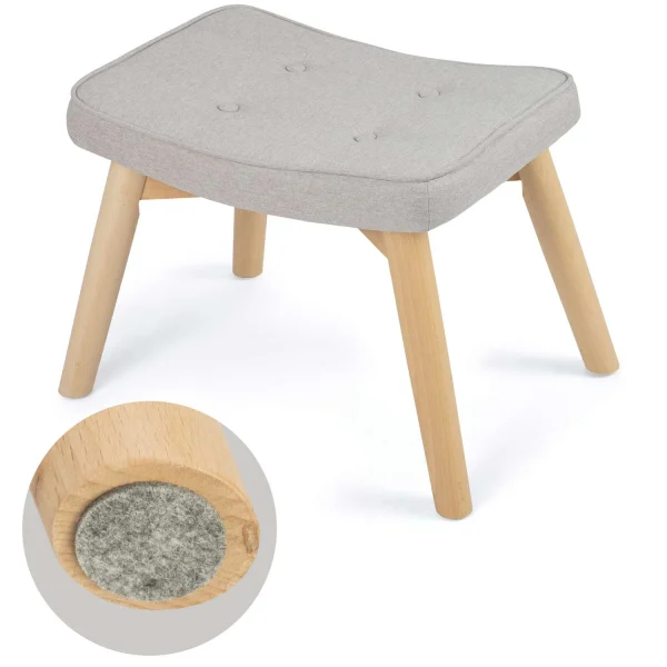 Підніжка для Крісла Norse Sofatel Grey з Оббивкою з Мікрофібри для Повного Комфорту - Зображення 4