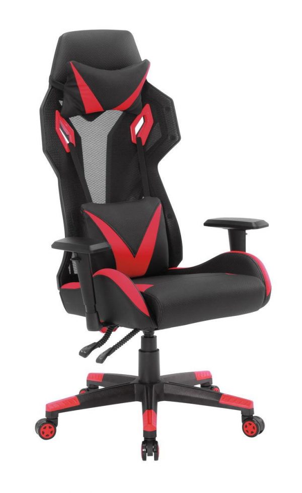 Геймерське Крісло RACER BX-5124 Червоне з Міцною Металевою Рамою