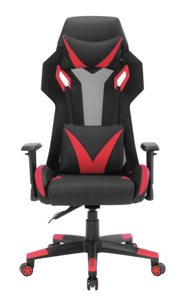 Геймерське Крісло RACER BX-5124 Червоне з Міцною Металевою Рамою - Зображення 2