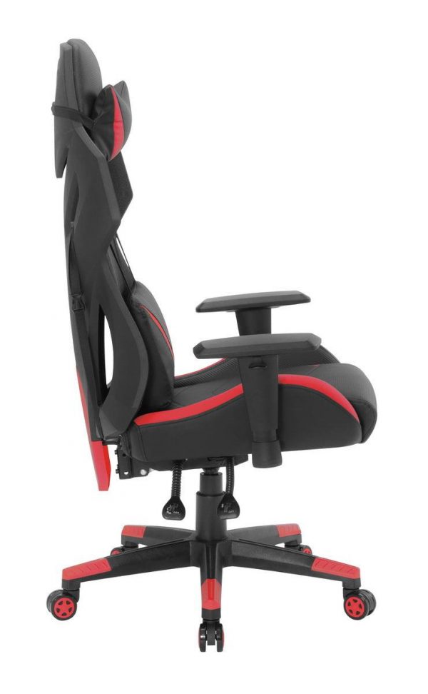Геймерське Крісло RACER BX-5124 Червоне з Міцною Металевою Рамою - Зображення 4