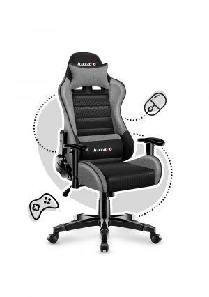 Дитяче ігрове Крісло для геймерів HUZARO RANGER 6.0 Grey Mesh for Gamers