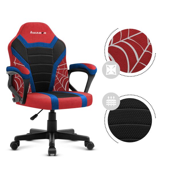 Унікальне Ігрове Крісло HUZARO RANGER 1.0 Spider Mesh для Дитячого Комфорту та Стилю - Зображення 5
