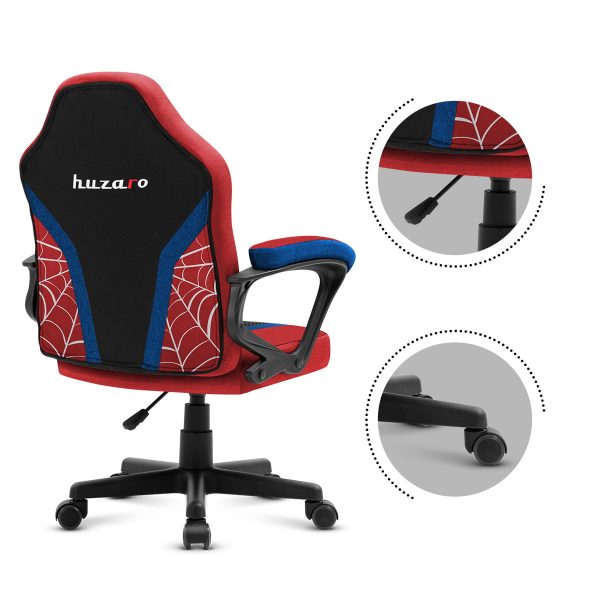 Унікальне Ігрове Крісло HUZARO RANGER 1.0 Spider Mesh для Дитячого Комфорту та Стилю - Зображення 6