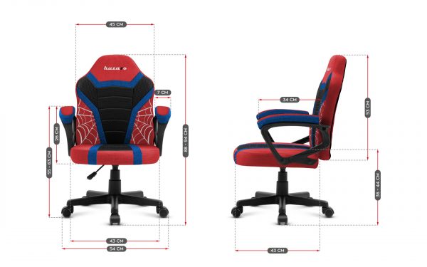 Унікальне Ігрове Крісло HUZARO RANGER 1.0 Spider Mesh для Дитячого Комфорту та Стилю - Зображення 7