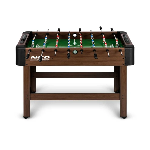 Настільний футбольний стіл Neosport 118x61x79 см NS-804 темно-коричневий - Зображення 4
