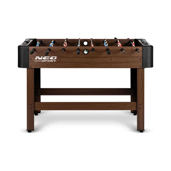 Настільний футбольний стіл Neosport 118x61x79 см NS-804 темно-коричневий - Зображення 5