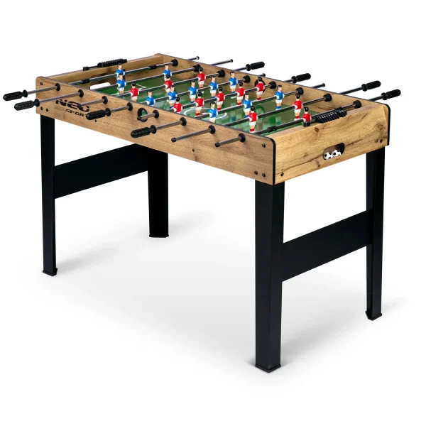 Настільний футбольний стіл Neosport 118x61x79 см NS-805 дерево - Зображення 2