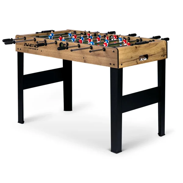 Настільний футбольний стіл Neosport 118x61x79 см NS-805 дерево - Зображення 3