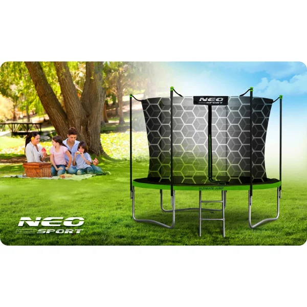 Батут із внутрішньою сіткою Neo-Sport Premium 312 см 10 футів NS-10w231 - Зображення 5