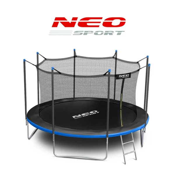 Садовий Батут з внутрішньою сіткою та драбиною Neo-Sport 12 футів/374 см - Зображення 11