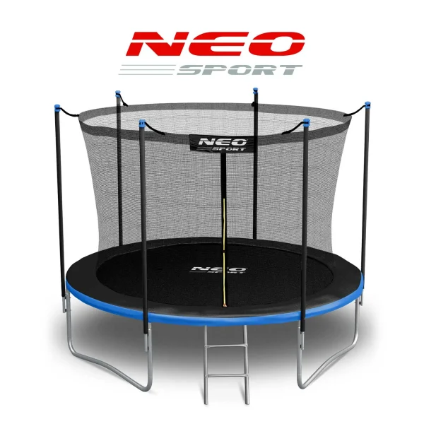 Садовий Батут із внутрішньою сіткою та драбиною  Neo-Sport 8 футів/252 см - Зображення 11