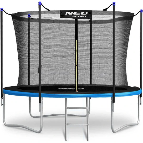 Садовий Батут із внутрішньою сіткою та драбиною  Neo-Sport 8 футів/252 см - Зображення 12