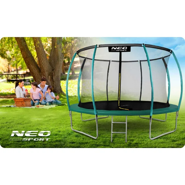 Neo-Sport 14 FT Профільований (435 см) — Надійний Батут з Внутрішньою Сіткою для Комфортних Сімейних Стрибків - Зображення 6