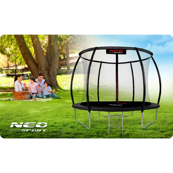 Neo-Sport 10 FT (312 см) — Профільований Батут з Внутрішньою Сіткою для Безпечних Сімейних Ігор - Зображення 7