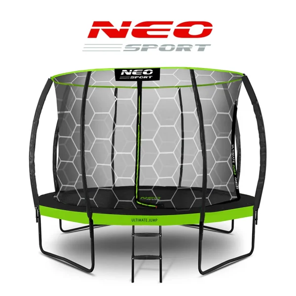 Профільований садовий Батут з внутрішньою сіткою Neo-Sport 12 футів/374 см - Зображення 7