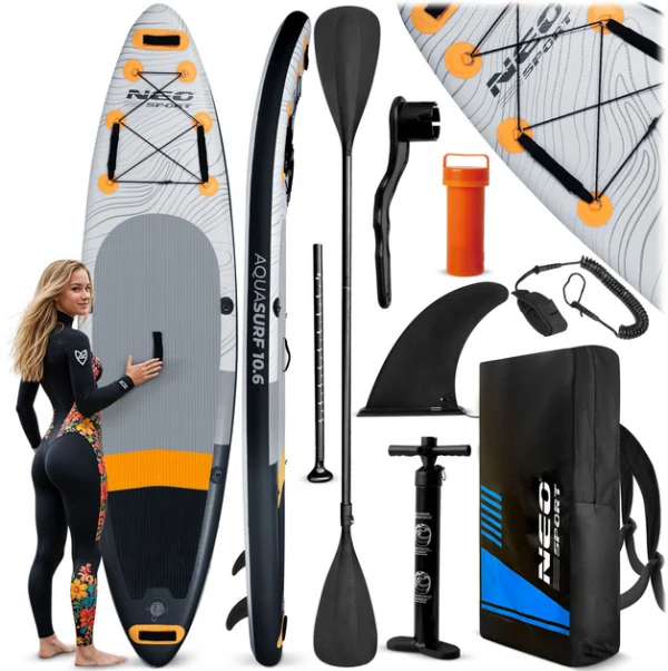 Дошка для SUP Aquasurf 320 x 84 x 15 см Neo-Sport 170201 для спорту і релаксу
