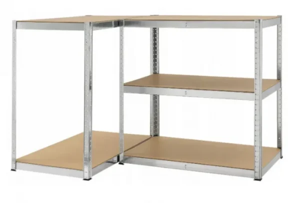 Металевий Складський Стелаж FUNFIT 180×90×40 см — 5 Полиць для Організації Простору - Зображення 4