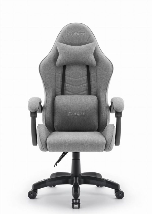 Ігрове Крісло Cabro C500 Fabric Сіро-Чорне Ідеальний Баланс Стилю та Комфорту - Зображення 3