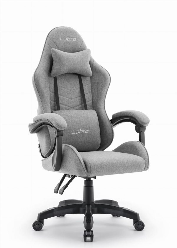 Ігрове Крісло Cabro C500 Fabric Сіро-Чорне Ідеальний Баланс Стилю та Комфорту - Зображення 4