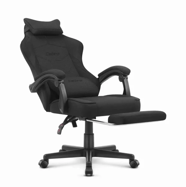 Геймерське Крісло Cabro C502 Black Fabric Чорне Максимальний Комфорт для Геймерів - Зображення 3