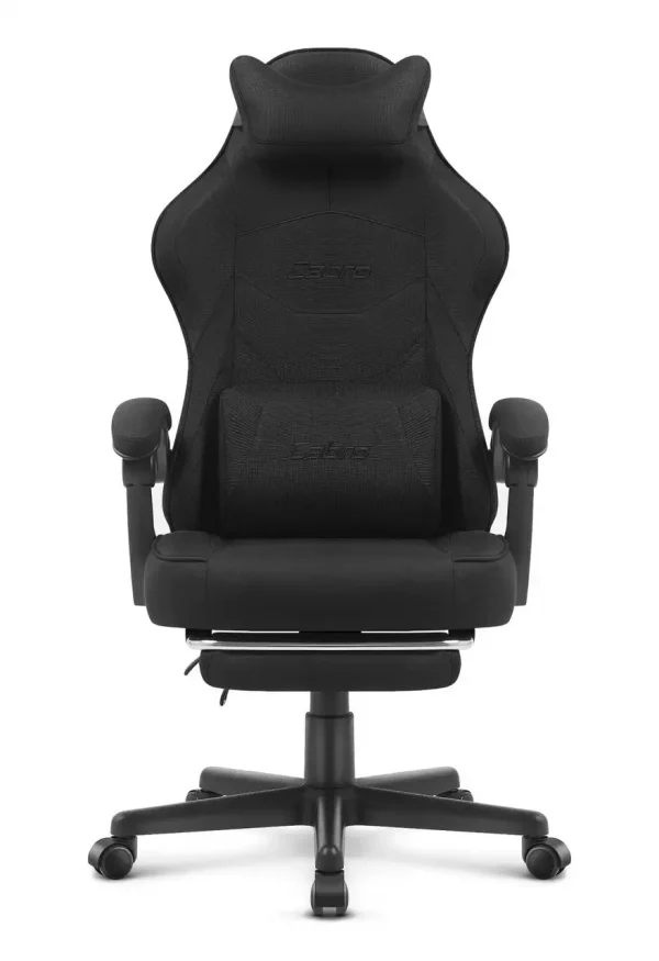 Геймерське Крісло Cabro C502 Black Fabric Чорне Максимальний Комфорт для Геймерів - Зображення 8