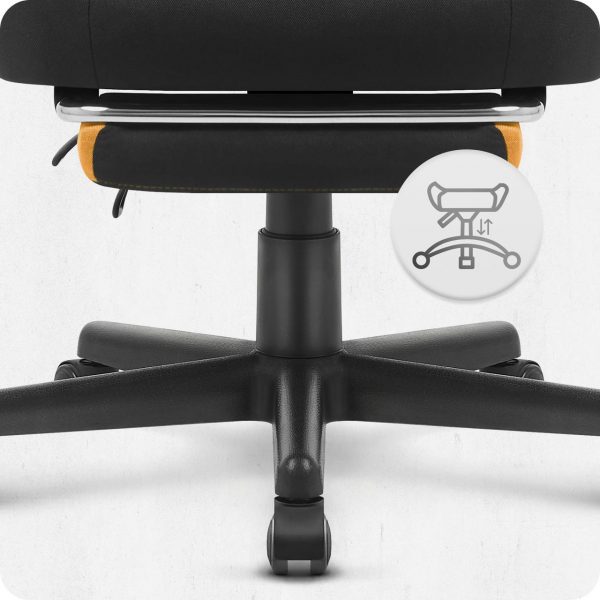 Ігрове крісло Cabro C502 FABRIC Grey black стильний дизайн та неперевершений комфорт для геймерів - Зображення 6