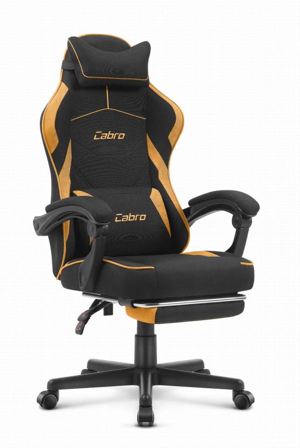 Ігрове крісло Cabro C502 FABRIC Grey black стильний дизайн та неперевершений комфорт для геймерів