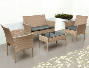 Набір Садових Меблів Ideal Garden SFS010 Бежевий — Легкий Колір і Затишна Атмосфера