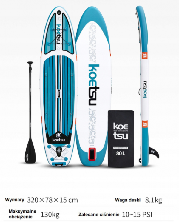 SUP дошка Koetsu 320 Premium - Зображення 4