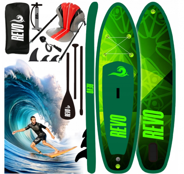 Надувна дошка SUP MALIBU Revo 320 см + сидіння – комплект для плавання та відпочинку