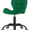 Офісне Крісло Lugano Зелене на Чорній Ніжці — Сучасний Комфорт з Яскравим Акцентом