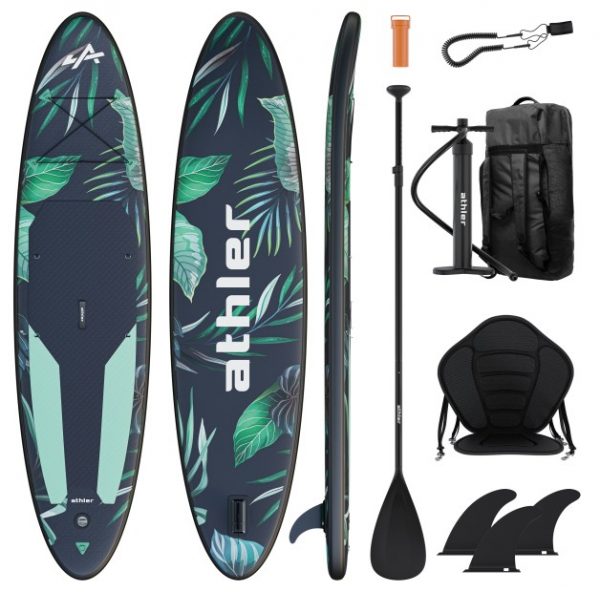 Надувна SUP дошка 2в1 Athler Miami 70 Green стиль, стабільність і комфорт на воді